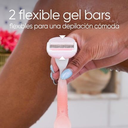 Gillette Venus Spa Breeze Razor With 3 Replacement Cartridges