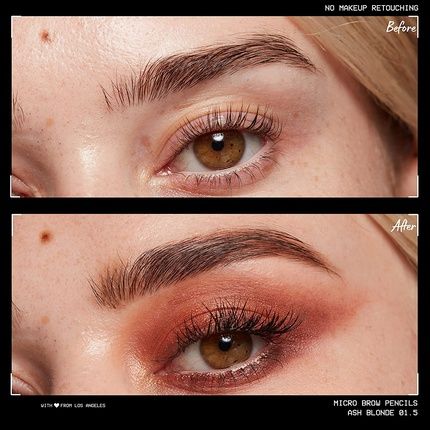 Nyx Professional Makeup Micro Brow Pencil Dual Ended Design Ash Blonde - Image 3