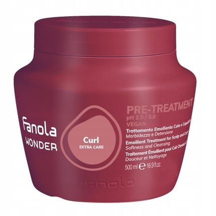 Fanola Wonder Curl Extra Care Pre-Treatment Emollient Pre-Shampoo 500Ml