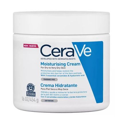 Cerave Hydrating Cream For Dry To Very Dry Skin 454G - Image 3