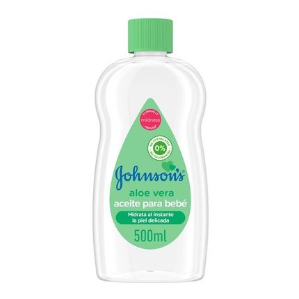 Johnson'S Baby Oil Aloe Vera 500Ml Gentle And Moisturizing Baby Oil With Aloe Vera - Image 3