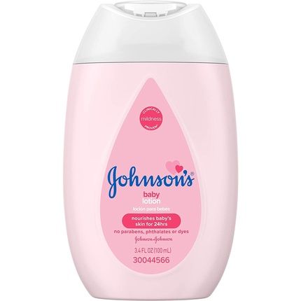 Johnson'S Moisturizing Pink Baby Lotion With Coconut Oil 3.4 Fl. Oz Tsa-Compliant Travel-Size Bottle