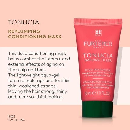 Rene Furterer Tonucia Natural Filler Replumping Conditioning Mask 30Ml