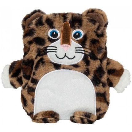 Plic Care Flat Plush Warm/Cold Leopard Microwave-Safe Warming Pad