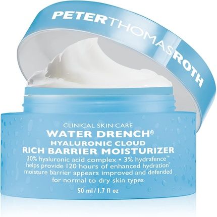 Peter Thomas Roth Water Drench Hyaluronic Cloud Rich Barrier Moisturizer For Unisex 1.7 Oz