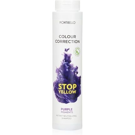 Montibello Colour Correction Stop Yellow Shampoo 300Ml Neutralizer Pigment