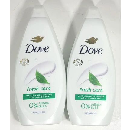 Dove Shower Gel Fresh Care 2Pack Gentle Cleanser 2434 Oz Each