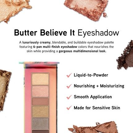 Physicians Formula Butter Believe It! Multi-Finish Eyeshadow Palette With Murumuru Butter, Cupuacu Butter, And Tucuma Butter - Bronzed Nudes - Image 3
