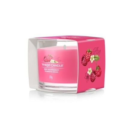 Yankee Candle Red Raspberry Glass Votive 37G