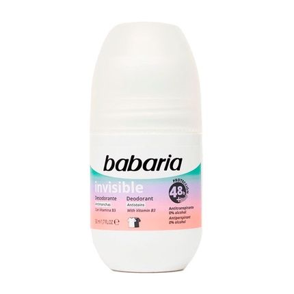 Babaria Invisible Deodorant Roll On 50Ml - Image 3