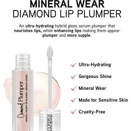 Physicians Formula Diamond Plumper Lip Plumper With Hydrating Nourishing And Plumping Formula Light Pink Princess Cut