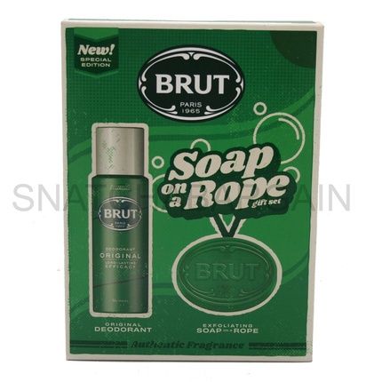 Brut Deodorant & Soap On A Rope Men'S Boxed Gift Set Special Edition