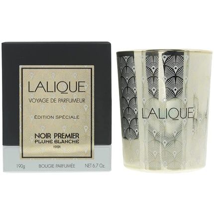 Lalique Noir Premier Plume Blanche Candle 190G