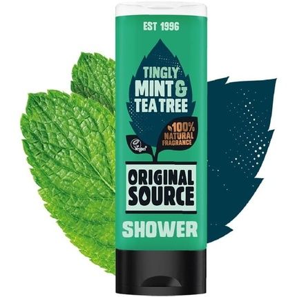 Original Source Mint & Tea Tree Vegan Shower Gel 500Ml - Image 3