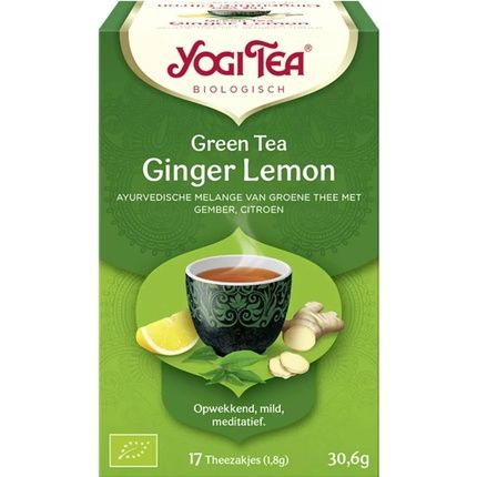 Yogi Tea Organic Green Tea With Ginger And Lemon