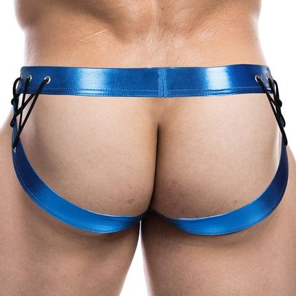 Cut4Men Renaissance Jockstrap Cut4Men14 Blue Leatherette