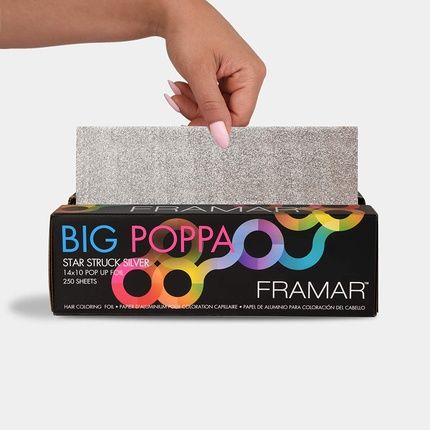 Framar Big Poppa Embossed Pop Up Hair Foil For Highlighting 10X14 - Image 3