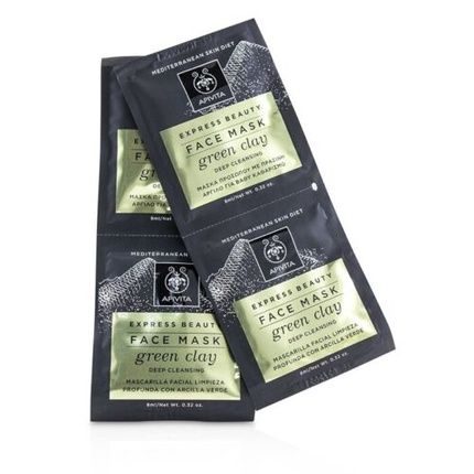Apivita Express Beauty Face Mask With Green Clay Deep Cleansing