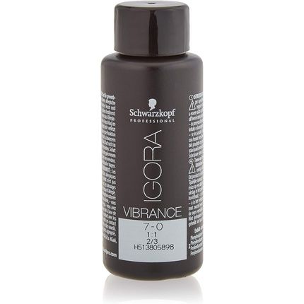 Schwarzkopf Professional Igora Vibrance Tone On Tone Hair Colour 7-0 Medium Blonde 60Ml