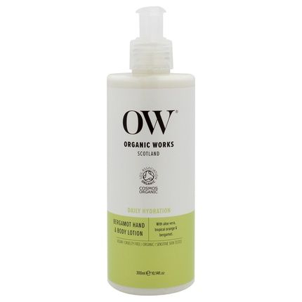Organic Works Daily Hydration Hand And Body Lotion Bergamot 1014 Oz