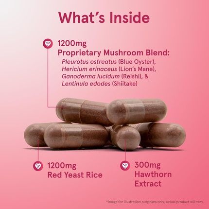 Jarrow Formulas Cardiovascular Optimizer With Lion'S Mane, Reishi, And Shiitake - Image 3