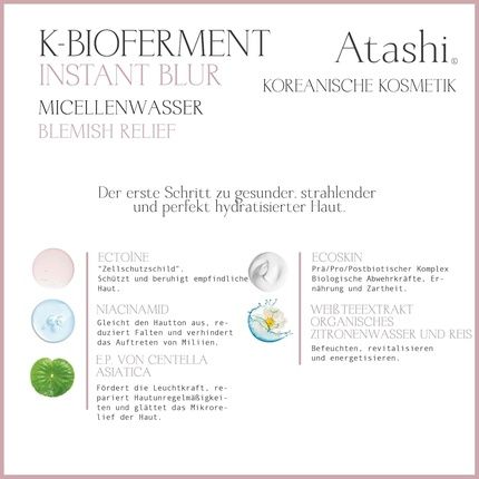 Atashi Blemish Relief Soothing Facial Cleanser For Sensitive Skin - Image 3