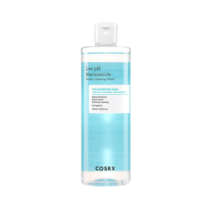 Cosrx Low Ph Niacinamide Cleansing Water 400 Ml Micellar Water For Sensitive Skin