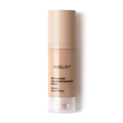 Inglot Skin Focused Care Face Foundation Spf 50+ 305 Peachy Beige
