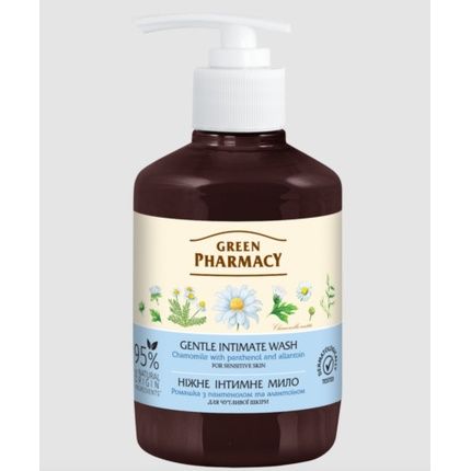 Liquid Soap For Intimate Care Green Pharmacy 370Ml With Chamomile