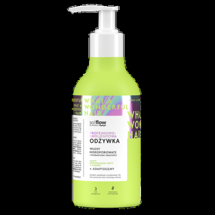 So! Flow Protein Emollient Conditioner With Coconut Oil 400Ml - Image 4