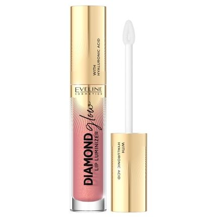 Eveline Diamond Glow Lip Luminizer Lip Gloss 04 Raspberry Sorbet 4.5Ml