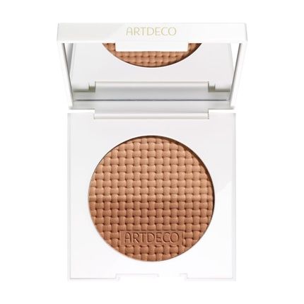 Artdeco Bronzing Powder Golden Riviera Two-Tone Bronzer In Warm Shades - Image 3
