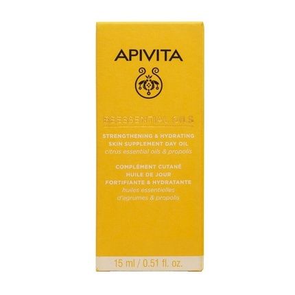 Apivita Beesential Oils Strengthening And Hydrating Skin Supplement Day Oil 15Ml - Image 3