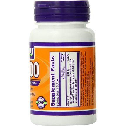 Now Foods E-400 Mt, 50 Sgels Pack Of 2 - Image 3