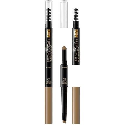 Eveline Cosmetics Brow Styler 3-In-1 Pencil