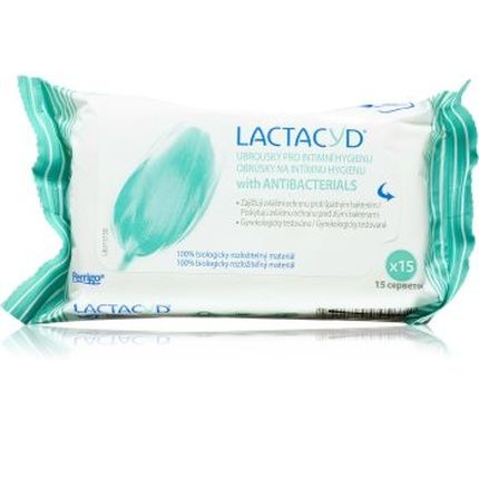 Lactacyd Intimate Cleaning Wipes Pharma - 15 Units