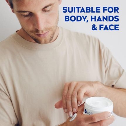 Nivea Soft Moisturising Cream 200Ml With Vitamin E And Jojoba Oil - Image 3