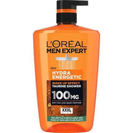 L'Oral Paris Men Expert Hydra Energetic Shower Gel Wake Up Effect Taurine Shower 100 Mg