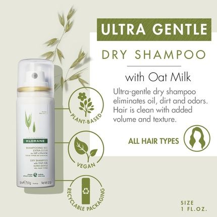 Klorane Dry Shampoo With Oat Milk Spray 50Ml