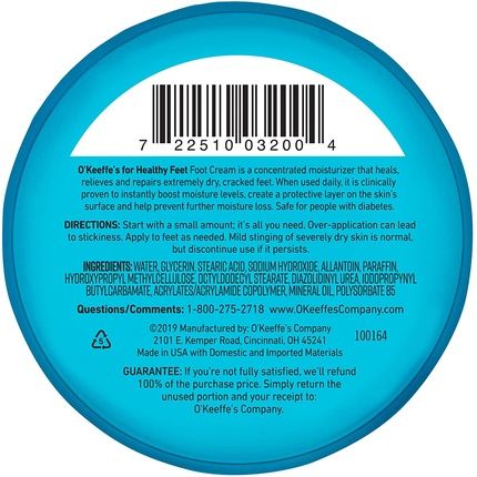 O'Keeffe'S Healthy Feet 91G Jar