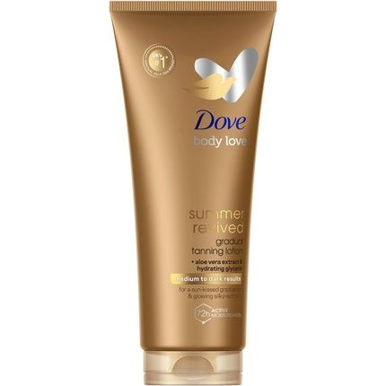 Dove Summer Revived Medium To Dark Gradual Tanning Lotion 200Ml