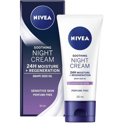 Nivea Sensitive Night Cream 50Ml Face Cream For Sensitive Skin