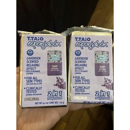 Lichaamsspons Esponjabon Lavender 2 In