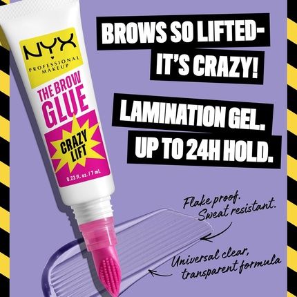 Nyx Professional Makeup The Brow Glue Crazy Lift Brow Lamination Gel Up To 24H - Image 3