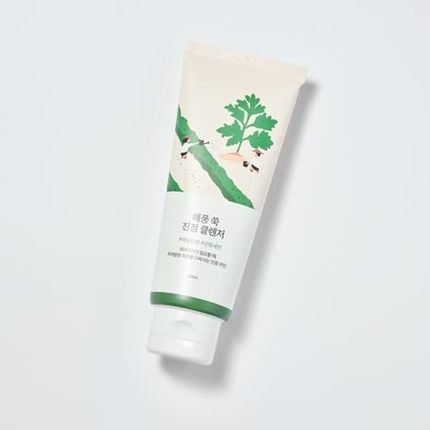 Round Lab Mugwort Calming Cleanser With 4-Cica Soothing Low Ph Moisturizing Cream 5.07 Fl. Oz