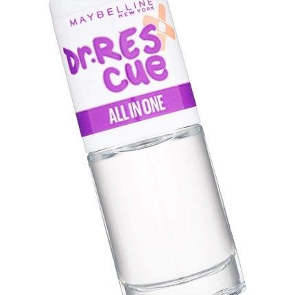 Maybelline Nail Polish Dr Rescue All In One 6.7Ml Base/Top Coat White - Image 3