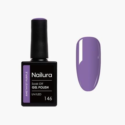 Nailura Gel Polish 146 Amethyst Purple 10 Ml
