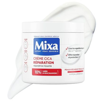 Mixa Expert Cica Repair Cream For Sensitive Skin - Long-Lasting