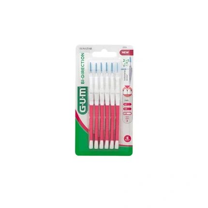 Gum Bi-Direction Interdental Brushes 1.2Mm Pink