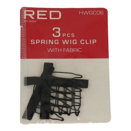 Red Kiss Cloth Clips 3 Pieces Perfect For Styling And Holding Hair In Place